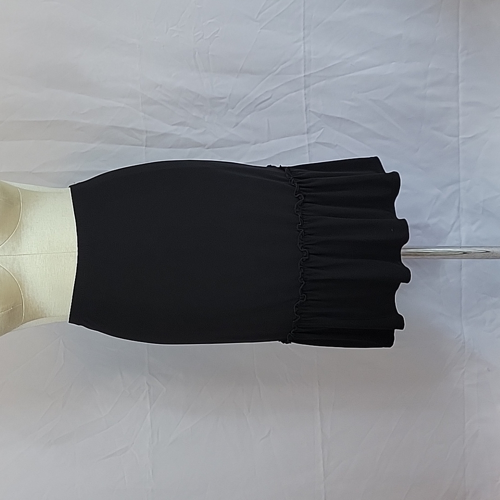 Notations XL Black Ruffle Hem Skirt